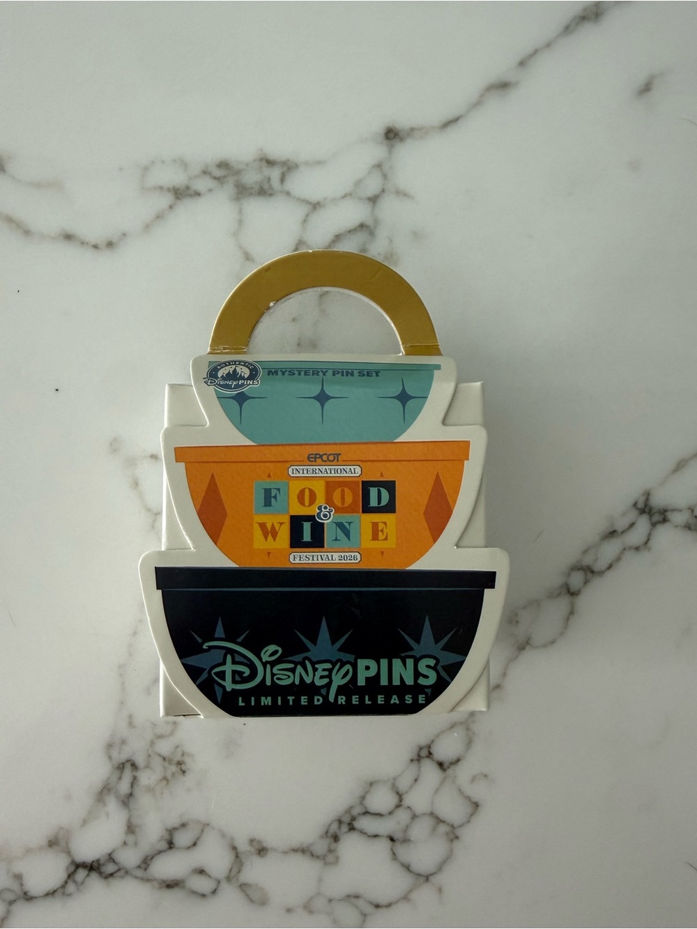 Disney Pins Food & Wine Festival Mystery Pin Set - 2 Pins